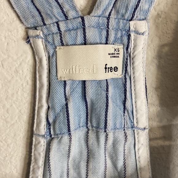 WILFRED free Beatriz romper blue stripe size XS - Picture 2 of 4